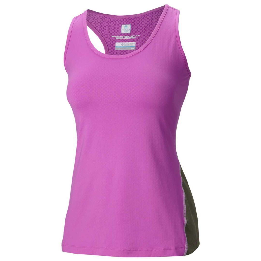 Columbia Women Purple Freeze Degree II Tank T-Shirt