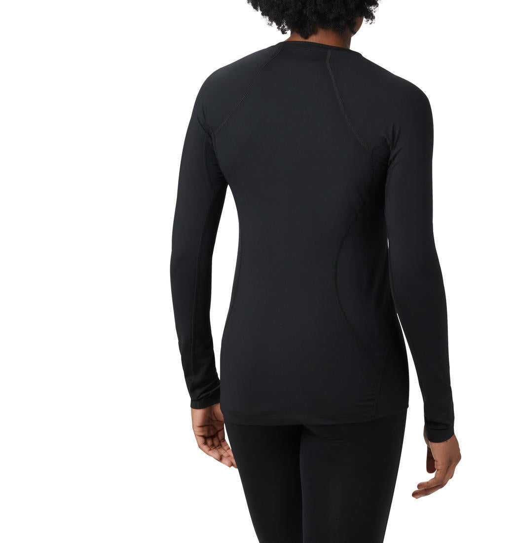Columbia Women Black Omni-Heat Reflective Midweight Stretch Top (Non-Returnable)