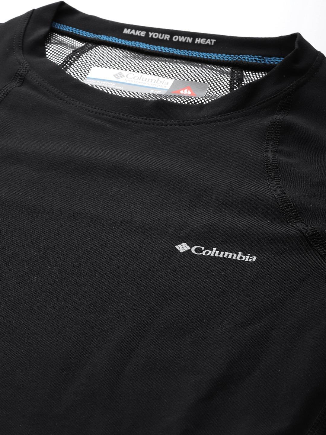 Columbia Women Black Omni-Heat Reflective Midweight Stretch Top (Non-Returnable)