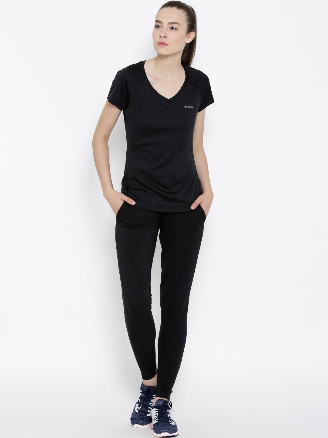 Columbia Women Black Zero Rules Short Sleeve Shirt (Sun Protection)