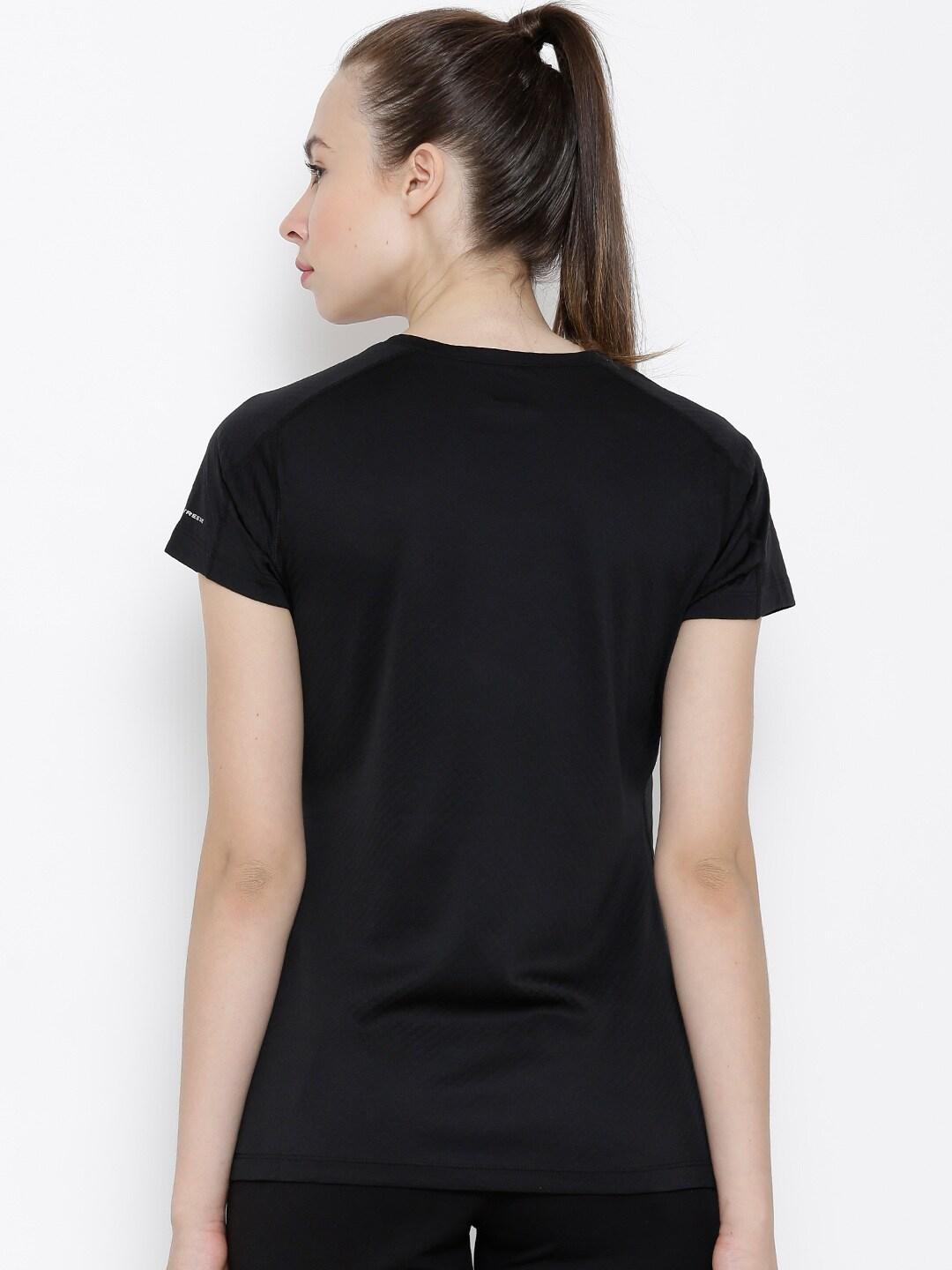 Columbia Women Black Zero Rules Short Sleeve Shirt (Sun Protection)