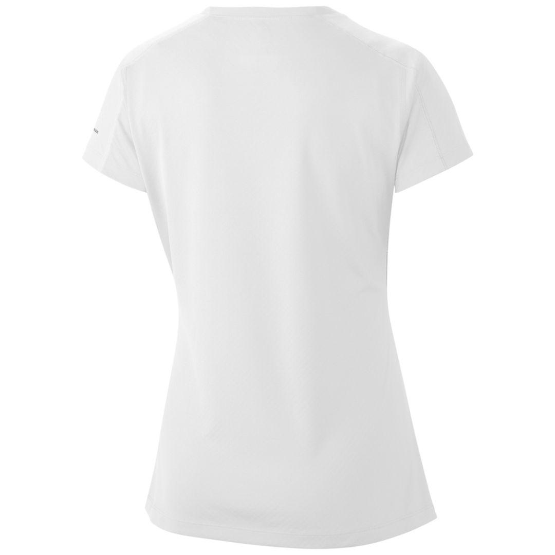 Columbia Women White Zero Rules Short Sleeve Shirt (Sun Protection)