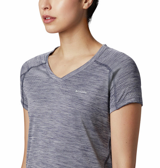 Columbia Women Blue Zero Rules Short Sleeve T-Shirt