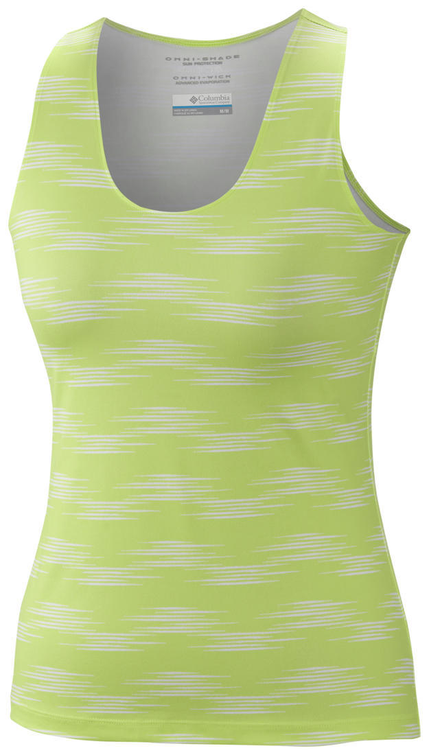 Columbia Women Yellow Siren Splash Print Tank Top