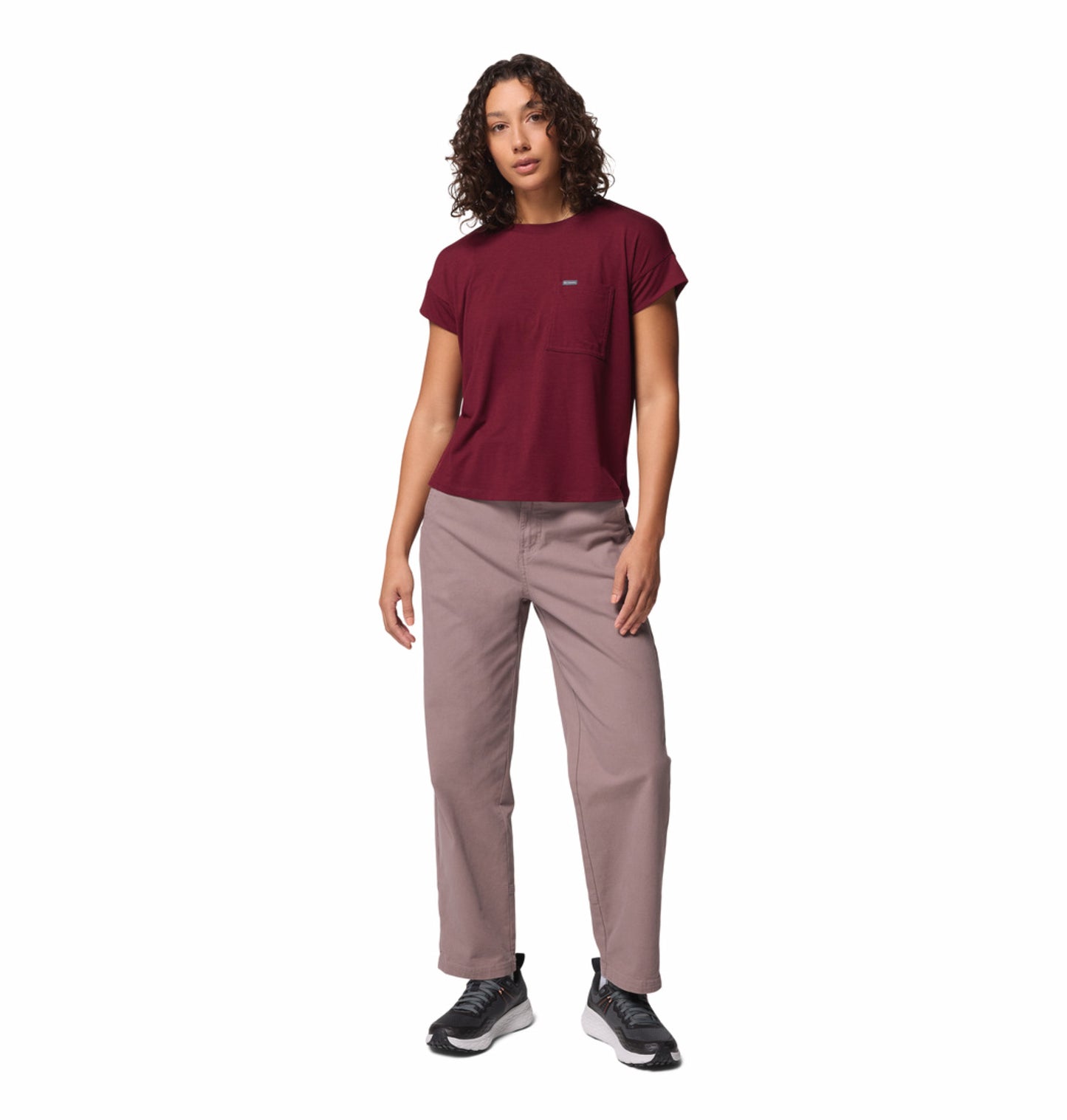 Columbia Women Mauve ROC Straight Leg Pant