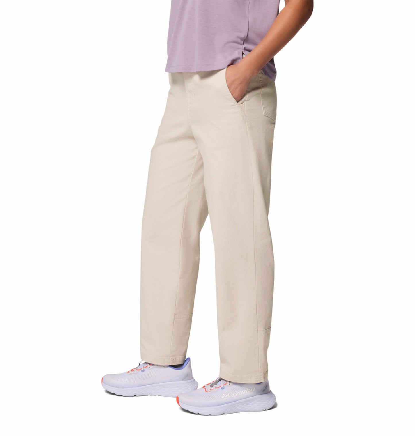 Columbia Women Beige ROC Straight Leg Pant