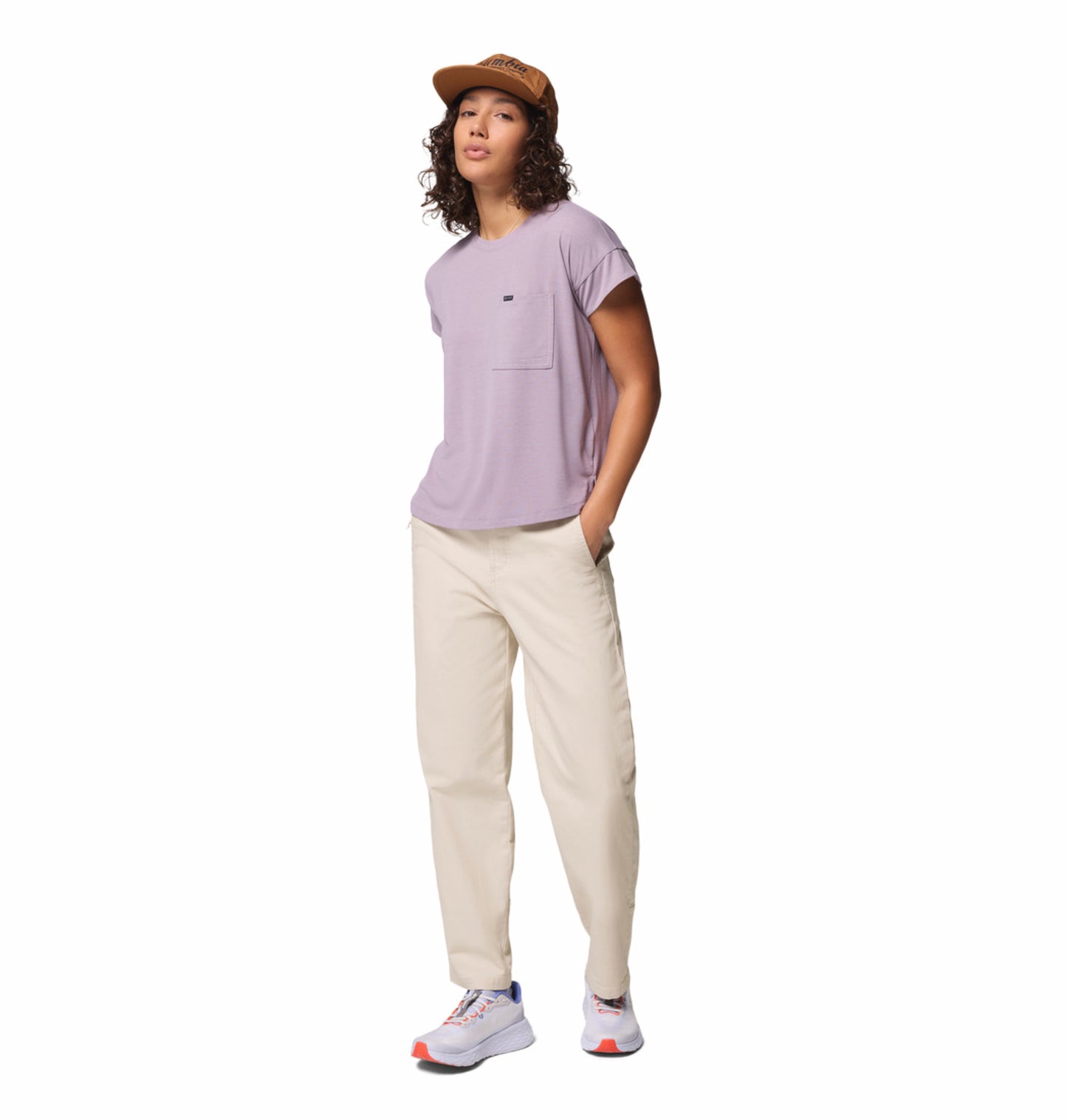 Columbia Women Beige ROC Straight Leg Pant