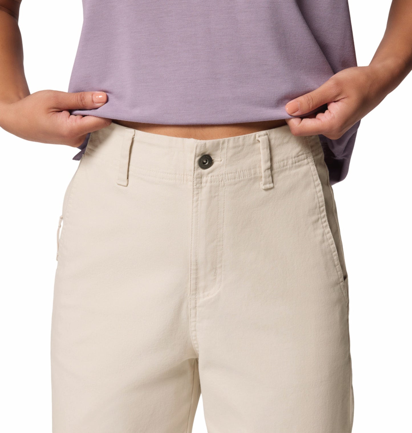 Columbia Women Beige ROC Straight Leg Pant