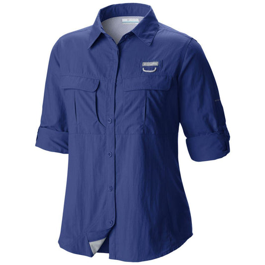 Columbia Women Purple Cascades Explorer Long Sleeve Shirt