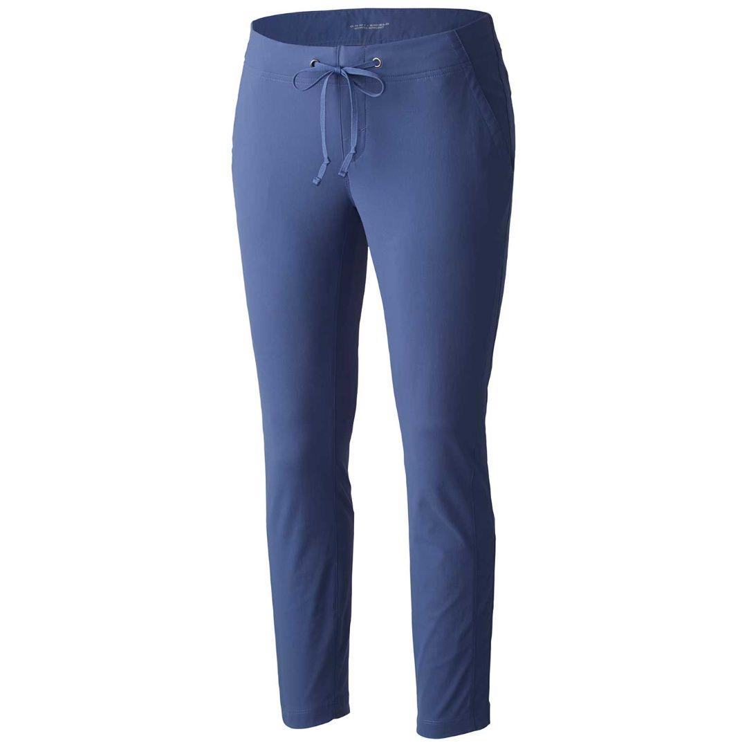 Columbia Women Blue Anytime Outdoor Ankle Pant (Sun Protection)