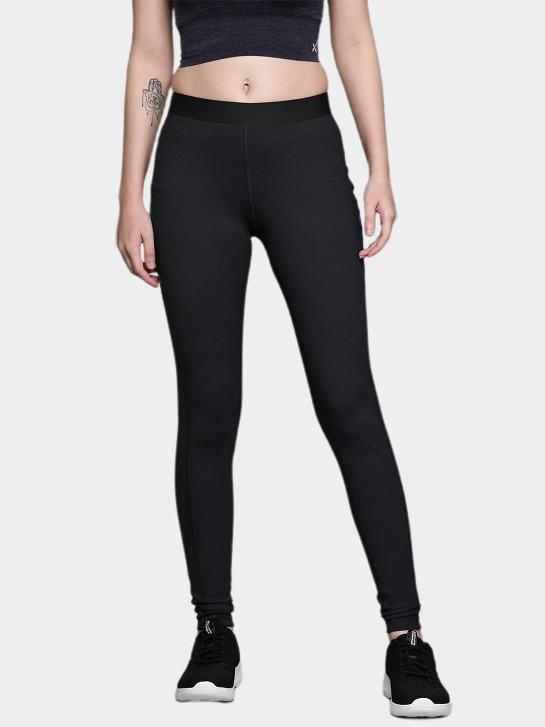 Columbia Women Black Heavyweight II Tight Baselayer Bottom (Non Returnable)