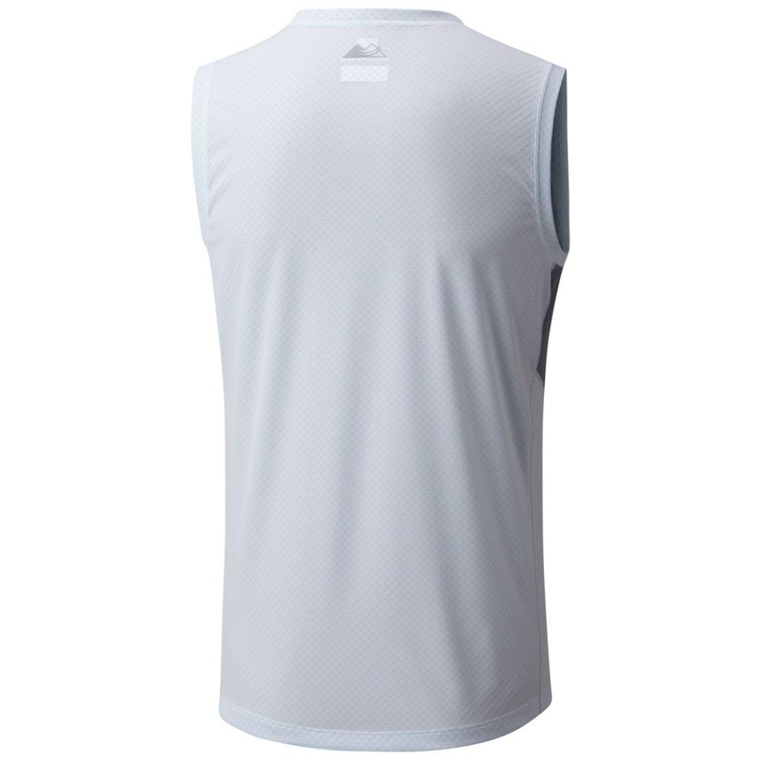 Columbia Men White Titan Ultra Sleeveless Shirt