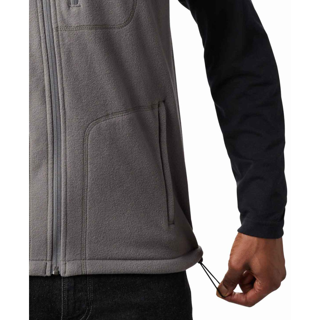 Columbia Men Grey Fast Trek Fleece Vest