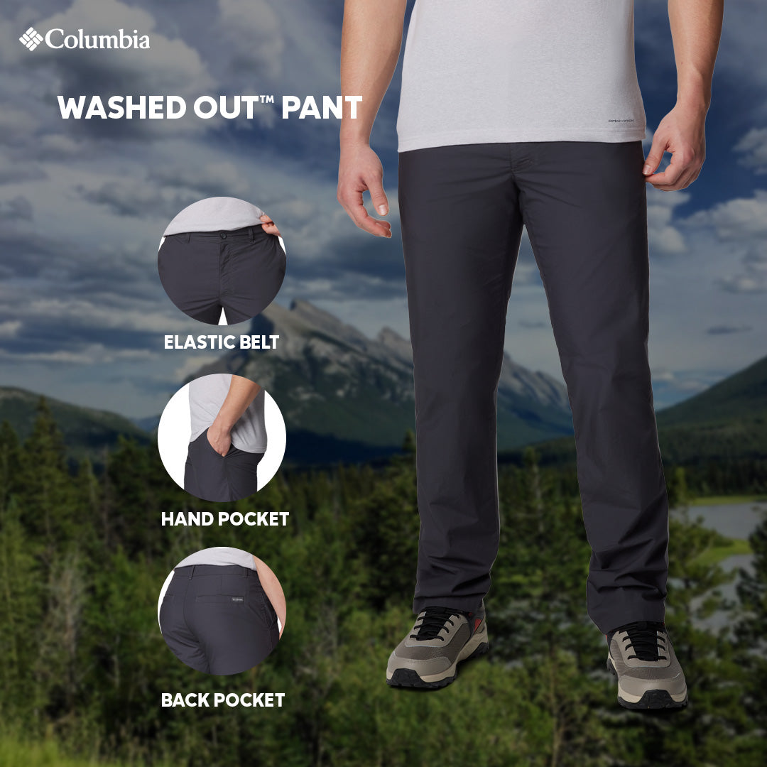 Columbia Men Black Washed Out Pant