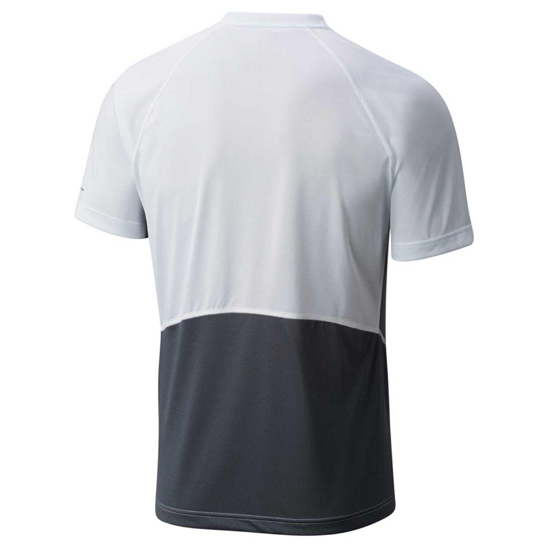 Columbia Men White Chiller Short Sleeve Shirt