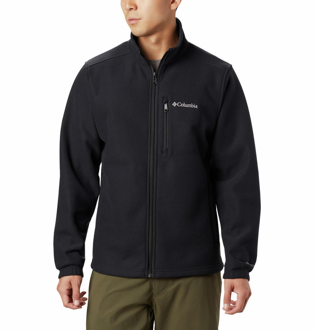 Columbia Men Black Hot Dots III Full Zip Fleece