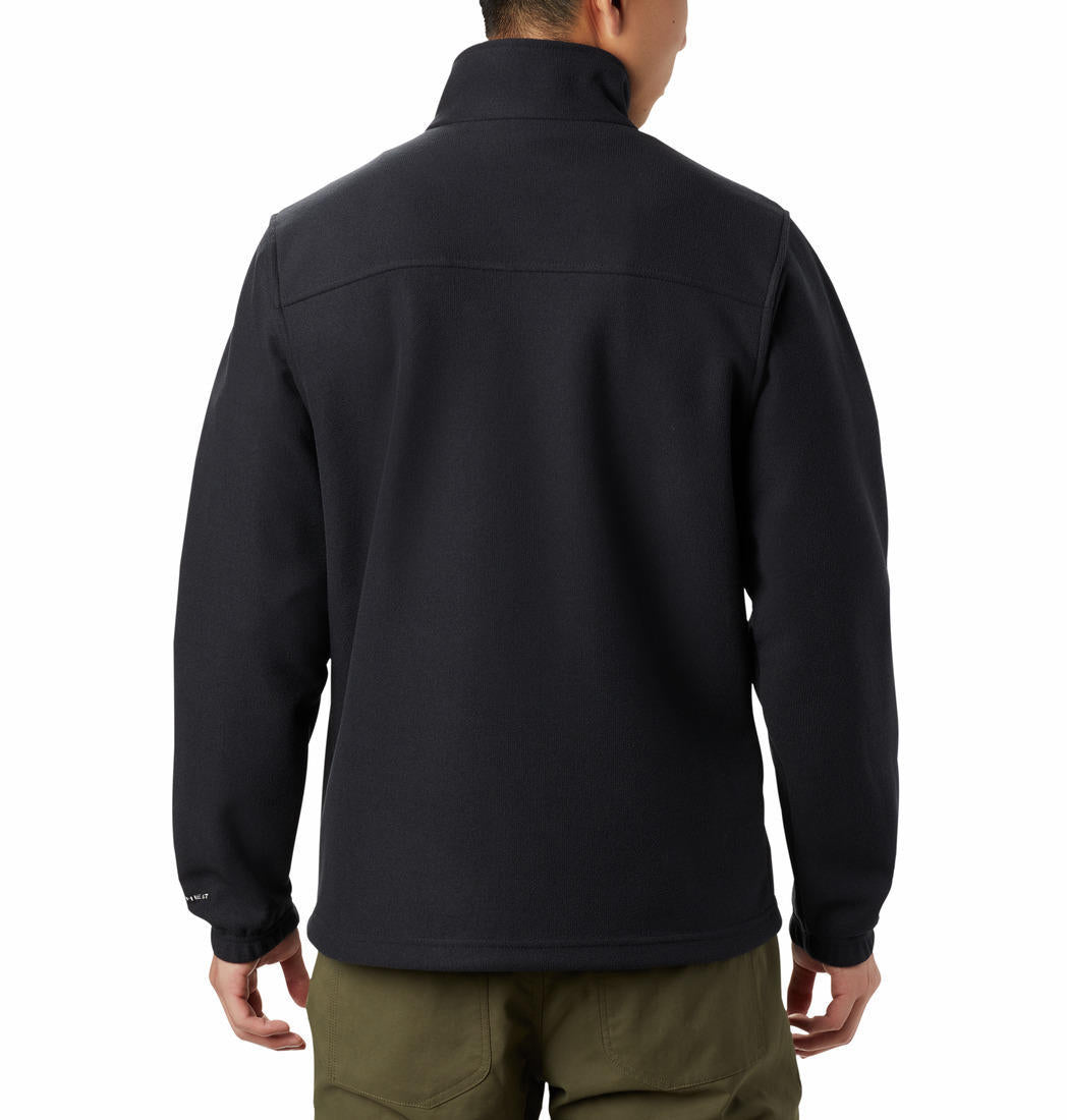 Columbia Men Black Hot Dots III Full Zip Fleece
