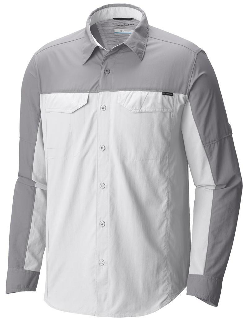 Columbia Men Multi Silver Ridge Blocked Long Sleeve Shirt