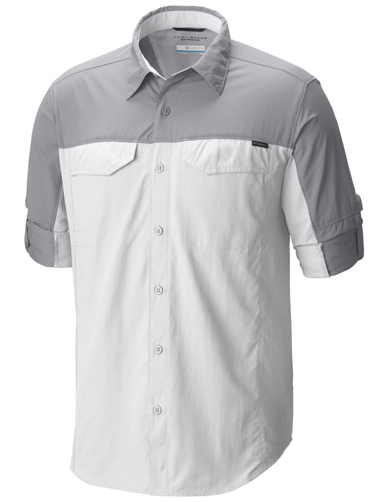 Columbia Men Multi Silver Ridge Blocked Long Sleeve Shirt