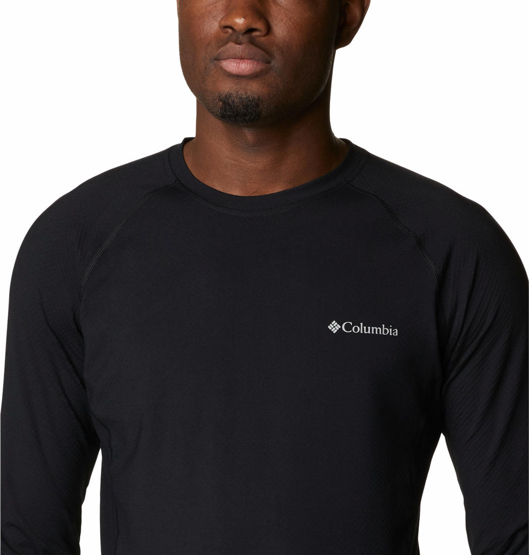 Columbia Men Black M Omni-Heat Infinity Knit LS Crew (Non Returnable)