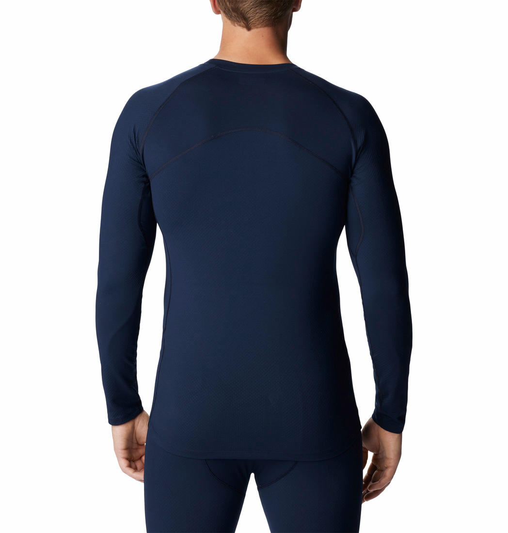 Columbia Men Navy Blue M Omni-Heat Infinity Knit LS Crew (Non Returnable)