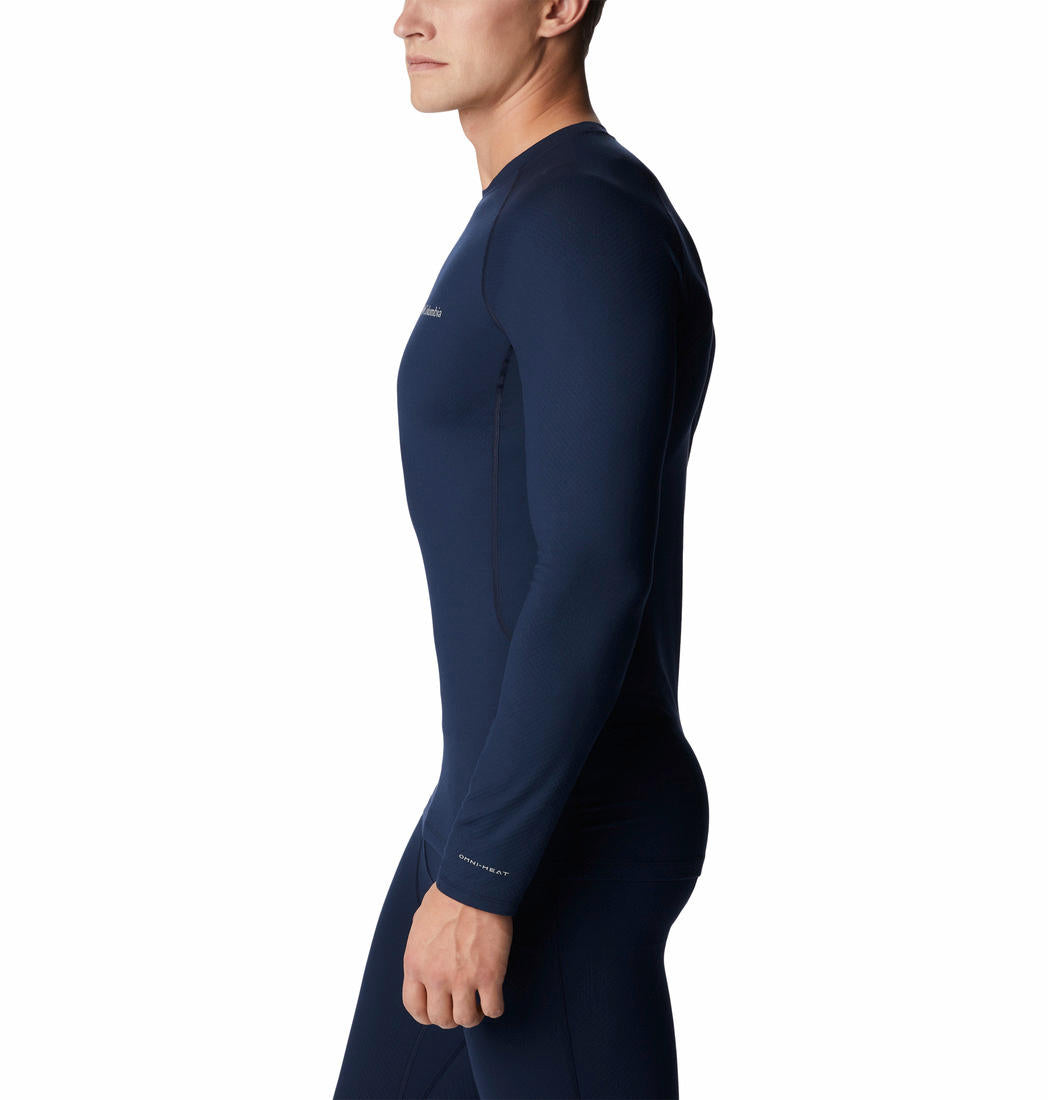 Columbia Men Navy Blue M Omni-Heat Infinity Knit LS Crew (Non Returnable)