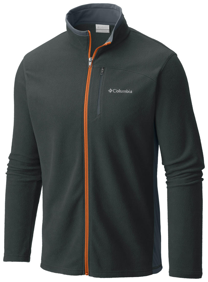Columbia Men Black Lost Peak Full Zip Fleece