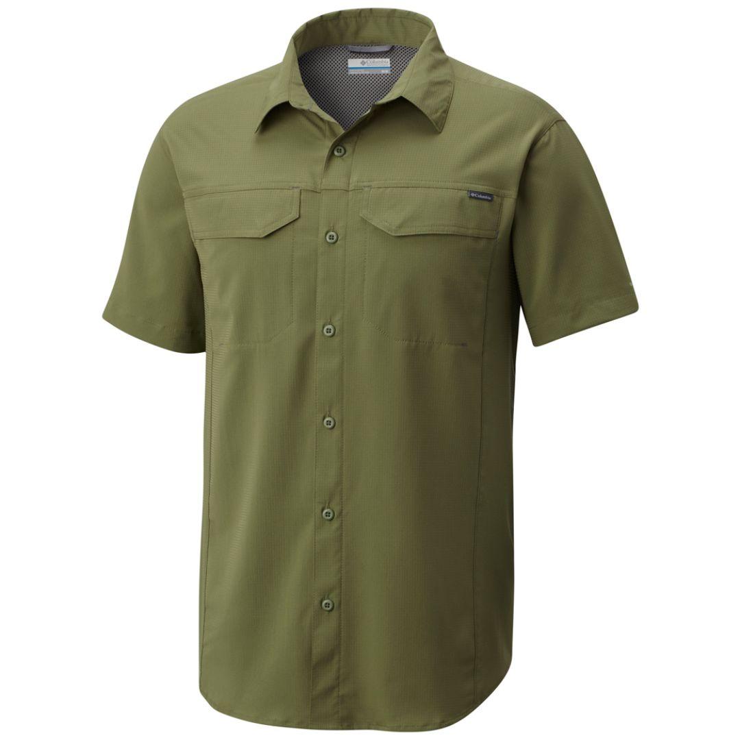 Columbia Men Green Omni-Wick Silver Ridge Lite Shirt
