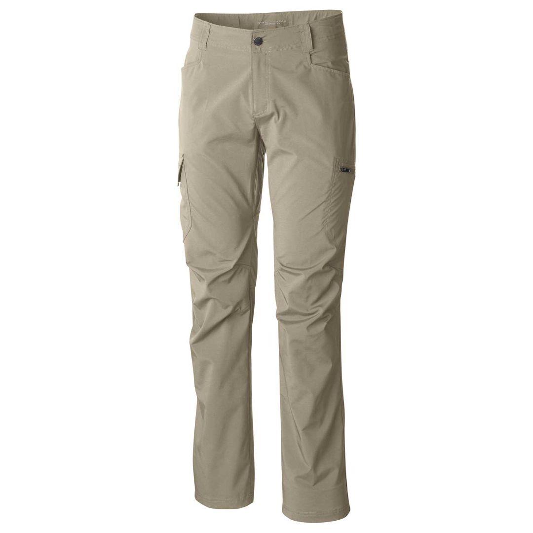 Columbia Men Beige Omni-Shield Silver Ridge Stretch Pant