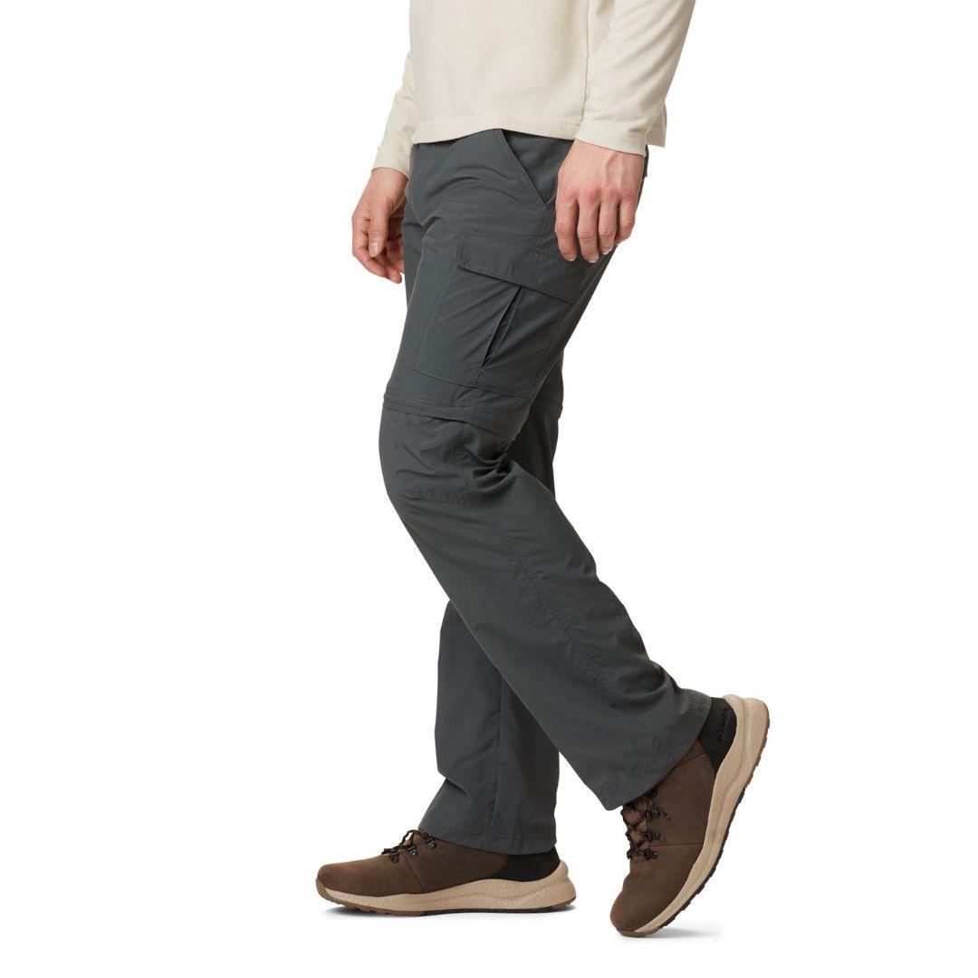Columbia Men Grey Cascades Explorer Convertible Pant (Sun Protection)