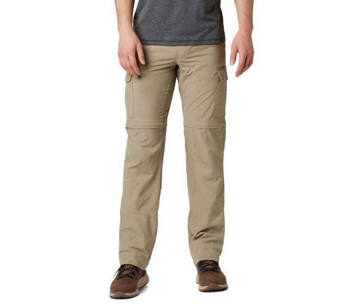 Columbia Men Beige Cascades Explorer Convertible Pant (Sun Protection)