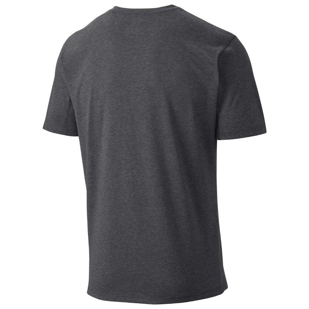 Columbia Men Black Silver Ridge Zero Short Sleeve Shirt