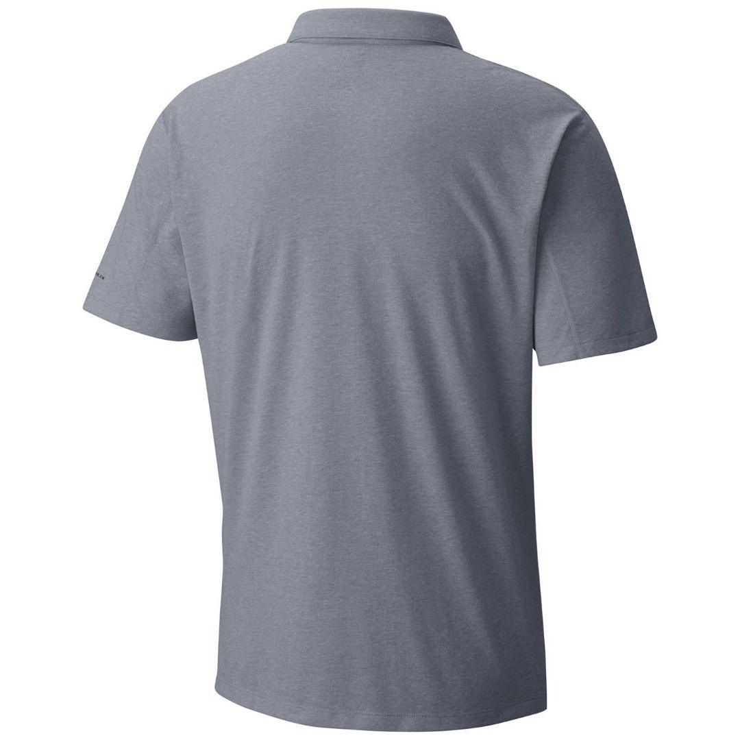 Columbia Men Grey Silver Ridge Zero Polo