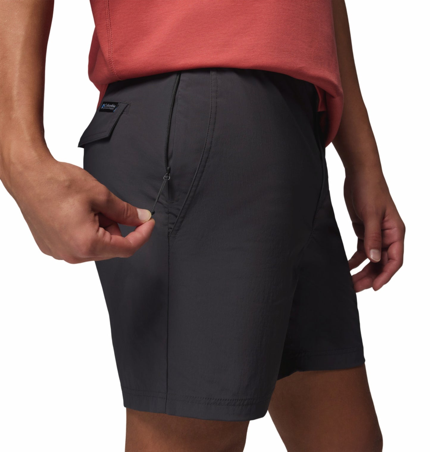 Columbia Men’s Black Omni-Freeze ROC Lite Shorts Plus Size