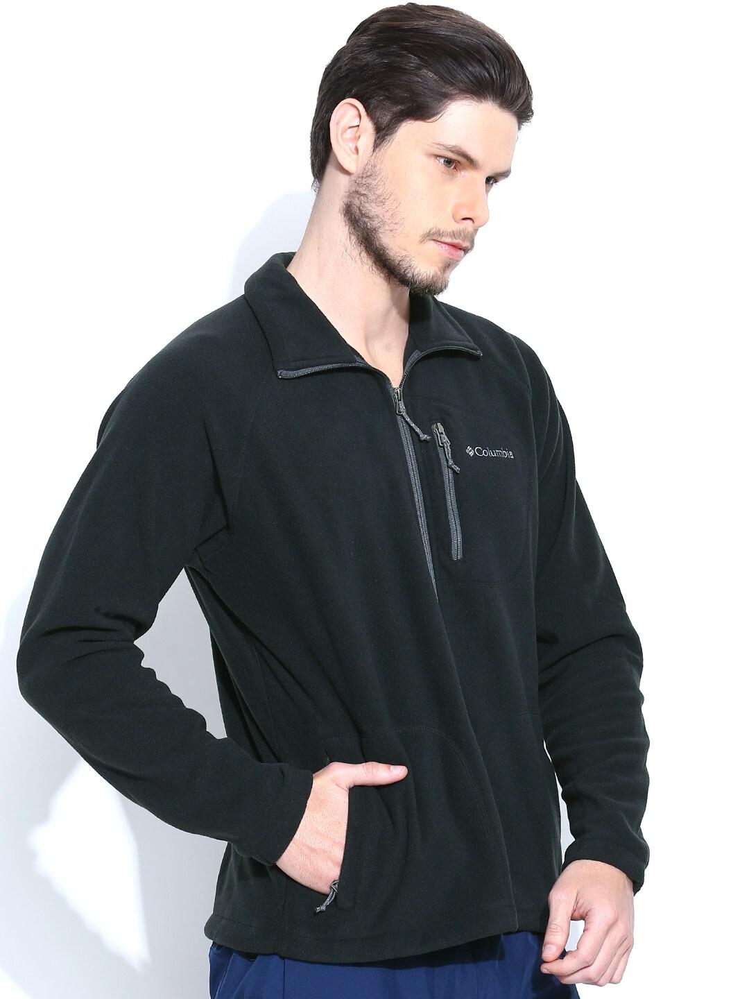 Columbia Men Black Fast Trek II Full Zip Fleece