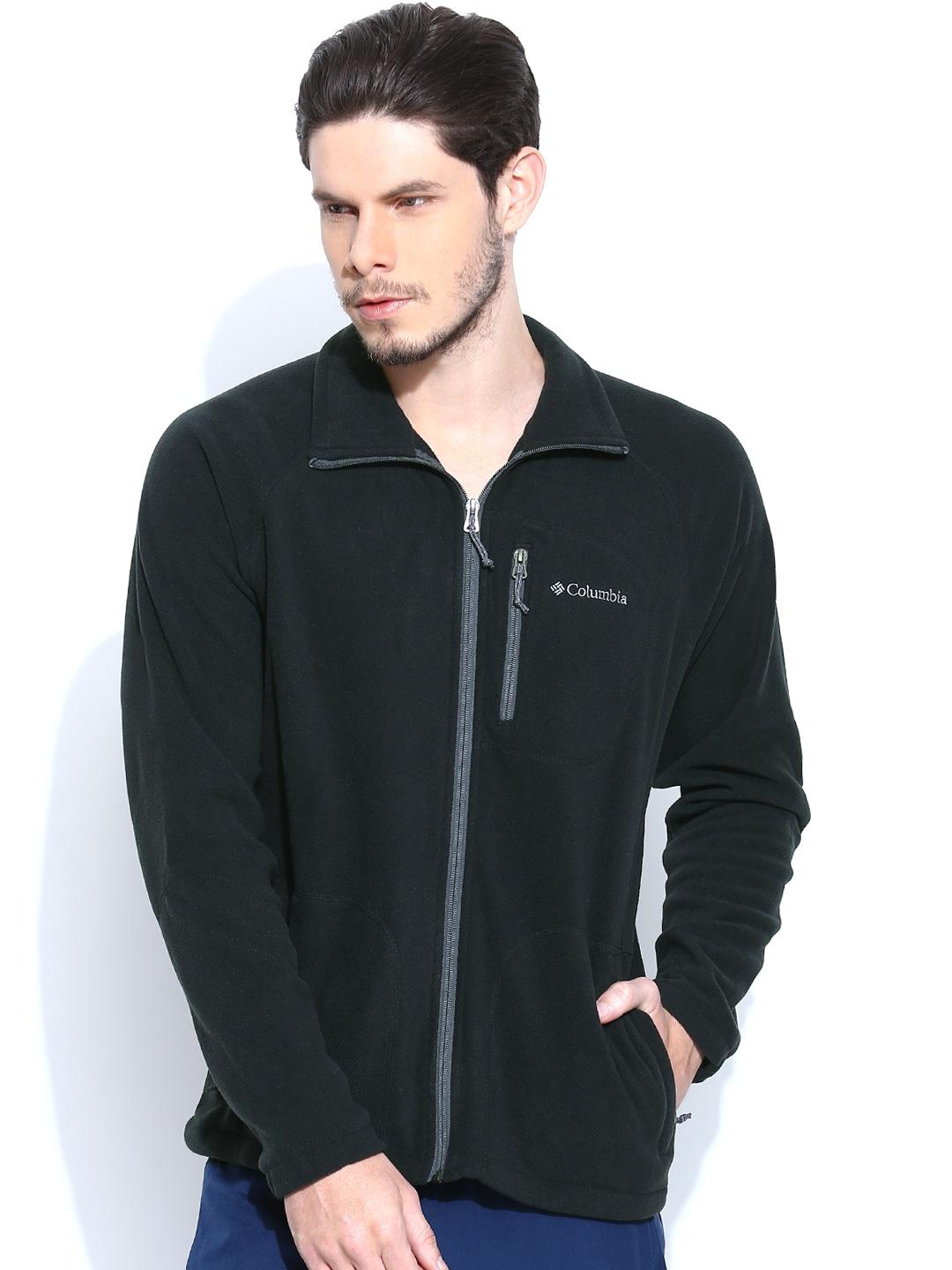 Columbia Men Black Fast Trek II Full Zip Fleece