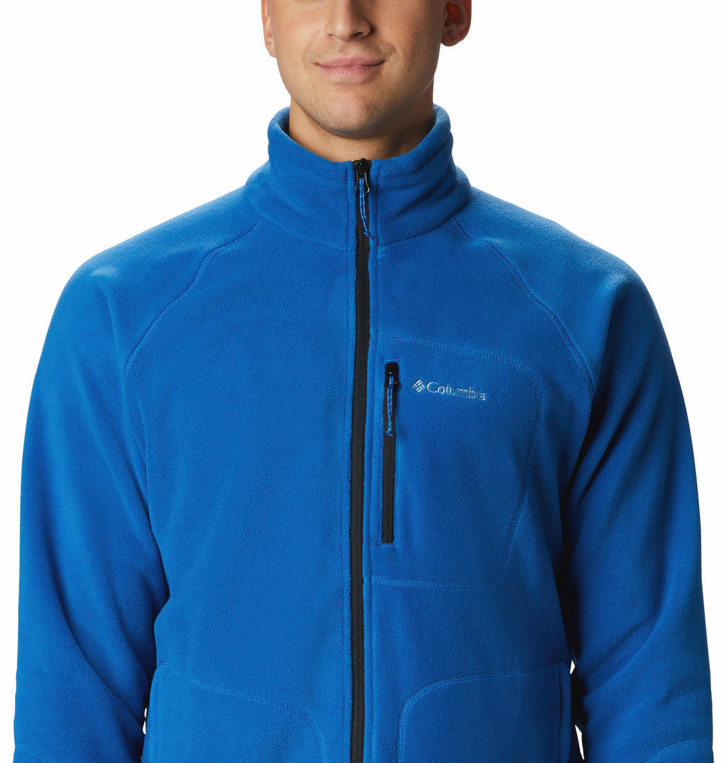 Columbia Men Blue Fast Trek II Full Zip Fleece