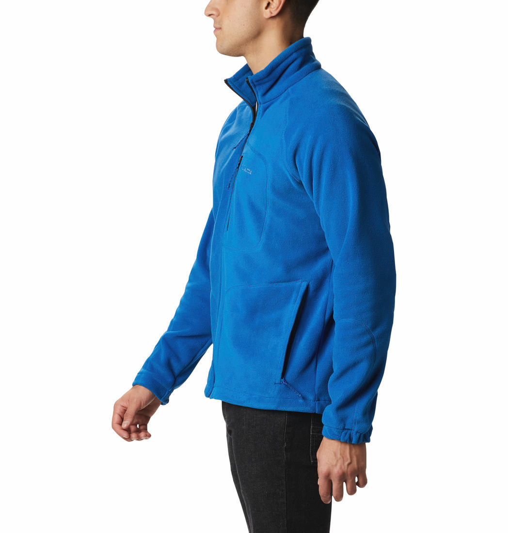 Columbia Men Blue Fast Trek II Full Zip Fleece