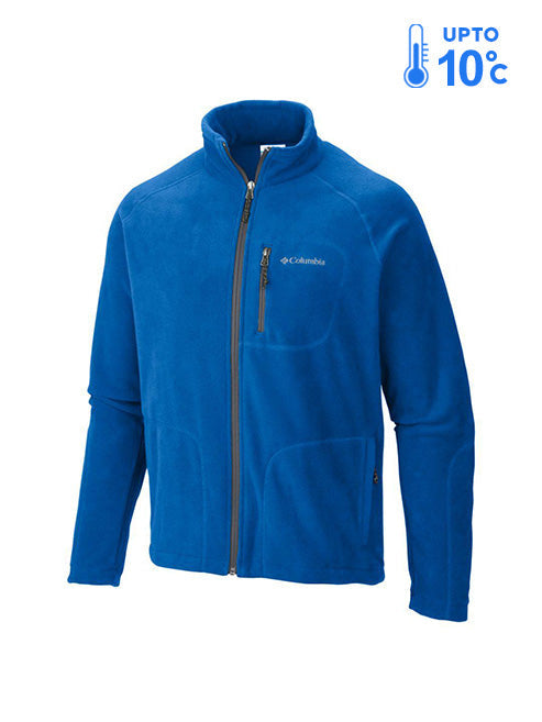 Columbia Men Blue Fast Trek II Full Zip Fleece