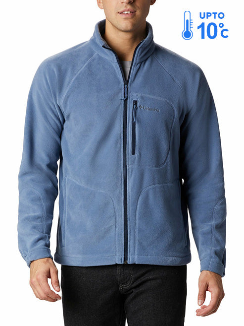 Columbia Men Blue Fast Trek II Fleece Jacket