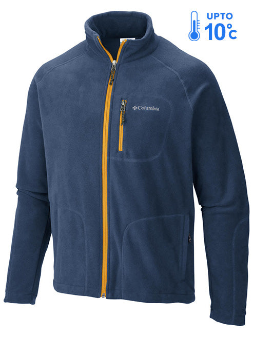 Columbia Men Blue Fast Trek II Full Zip Fleece