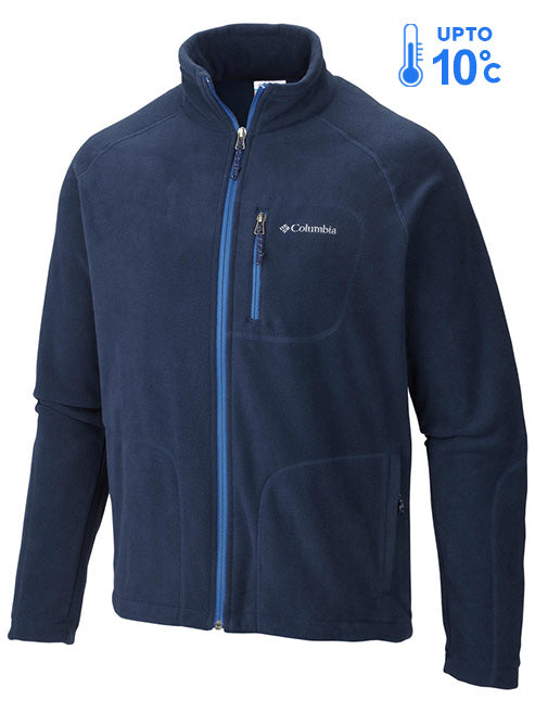 Columbia Men Blue Fast Trek II Full Zip Fleece