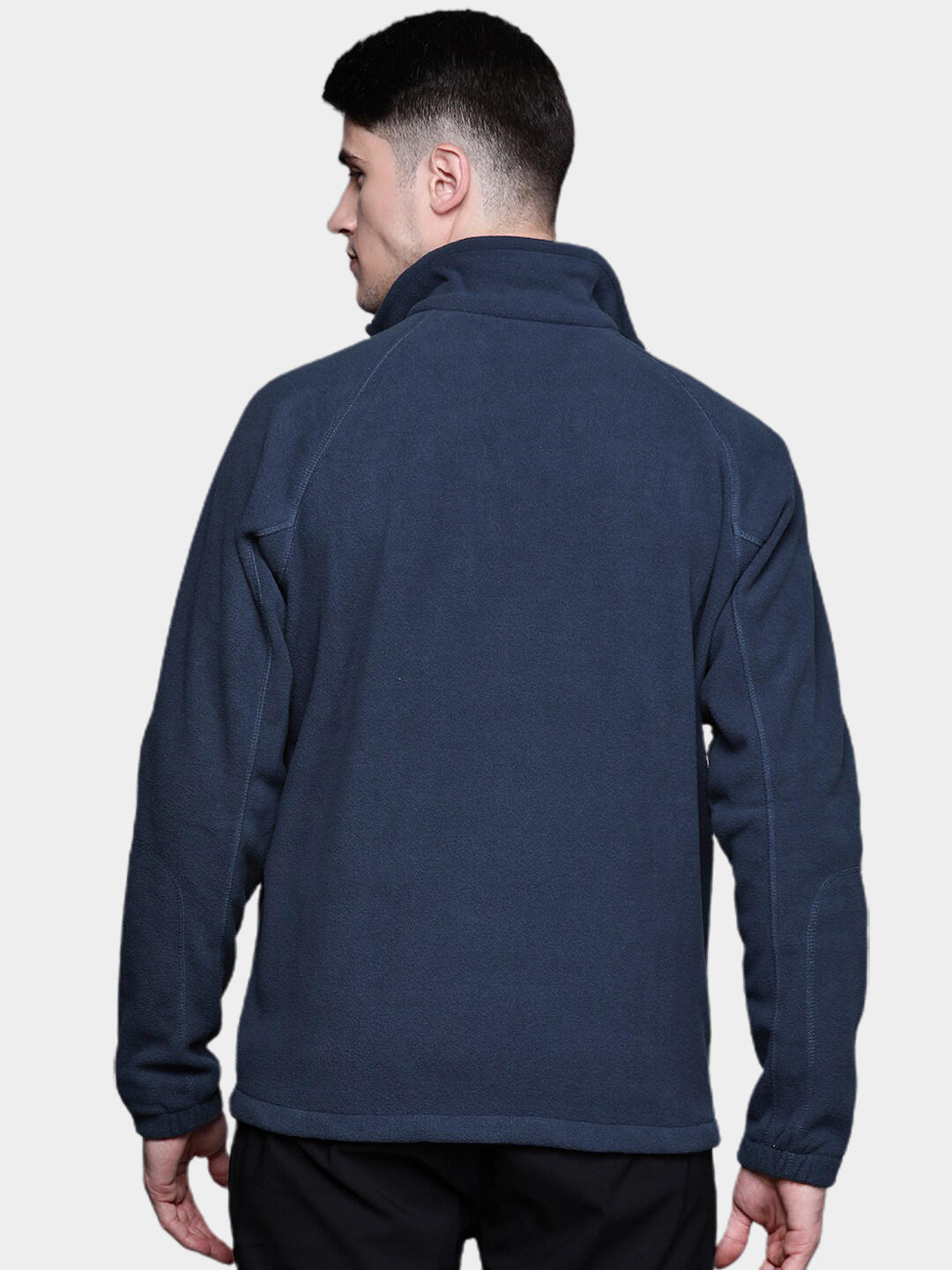 Columbia Men Navy Blue Fast Trek II Full Zip Fleece Jacket