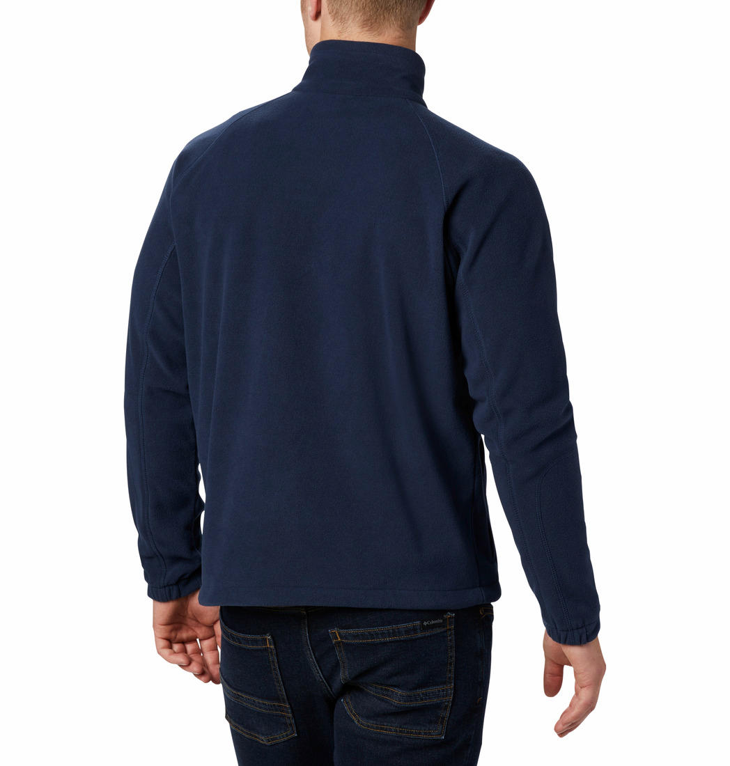 Columbia Men Navy Blue Fast Trek II Full Zip Fleece Jacket
