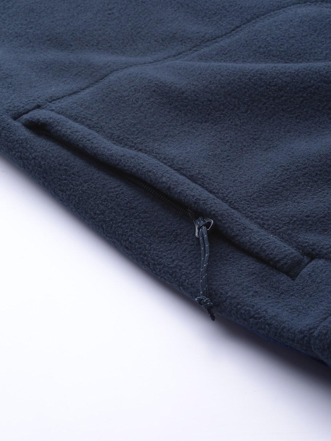 Columbia Men Navy Blue Fast Trek II Full Zip Fleece Jacket