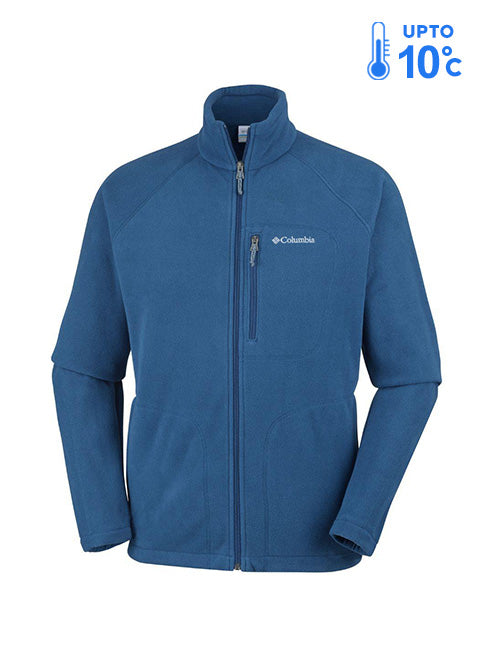 Columbia Men Blue Fast Trek II Full Zip Fleece