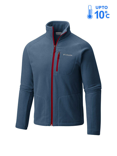 Columbia Men Blue Fast Trek II Full Zip Fleece