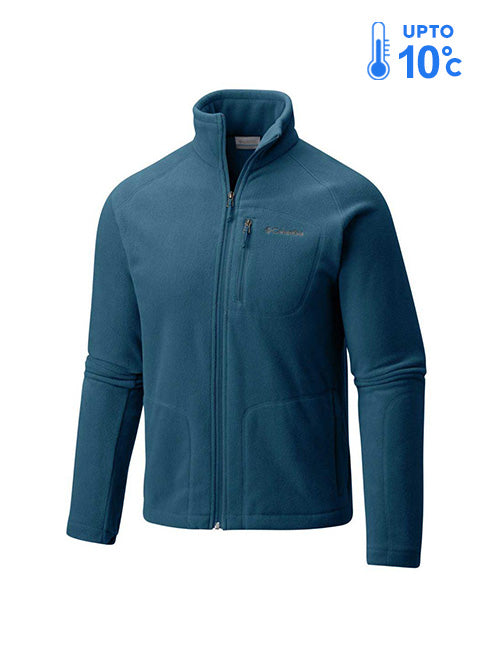 Columbia Men Blue Fast Trek II Full Zip Fleece