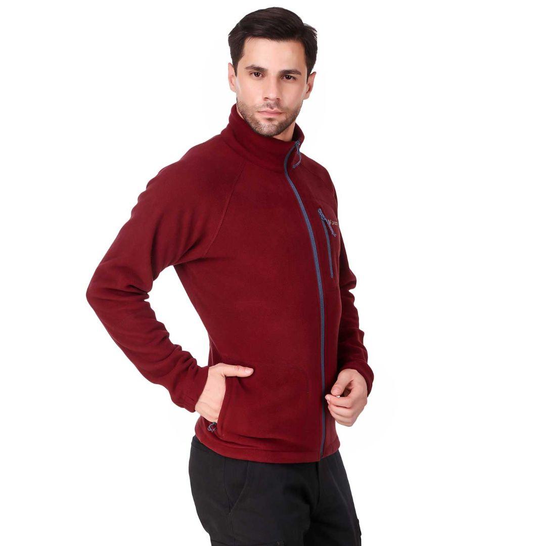 Columbia Men Red Fast Trek II Full Zip Fleece – Adventuras India