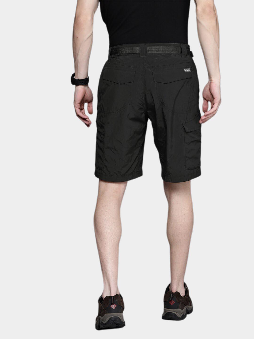 Columbia Men Black Silver Ridge Cargo Short (Sun Protection)